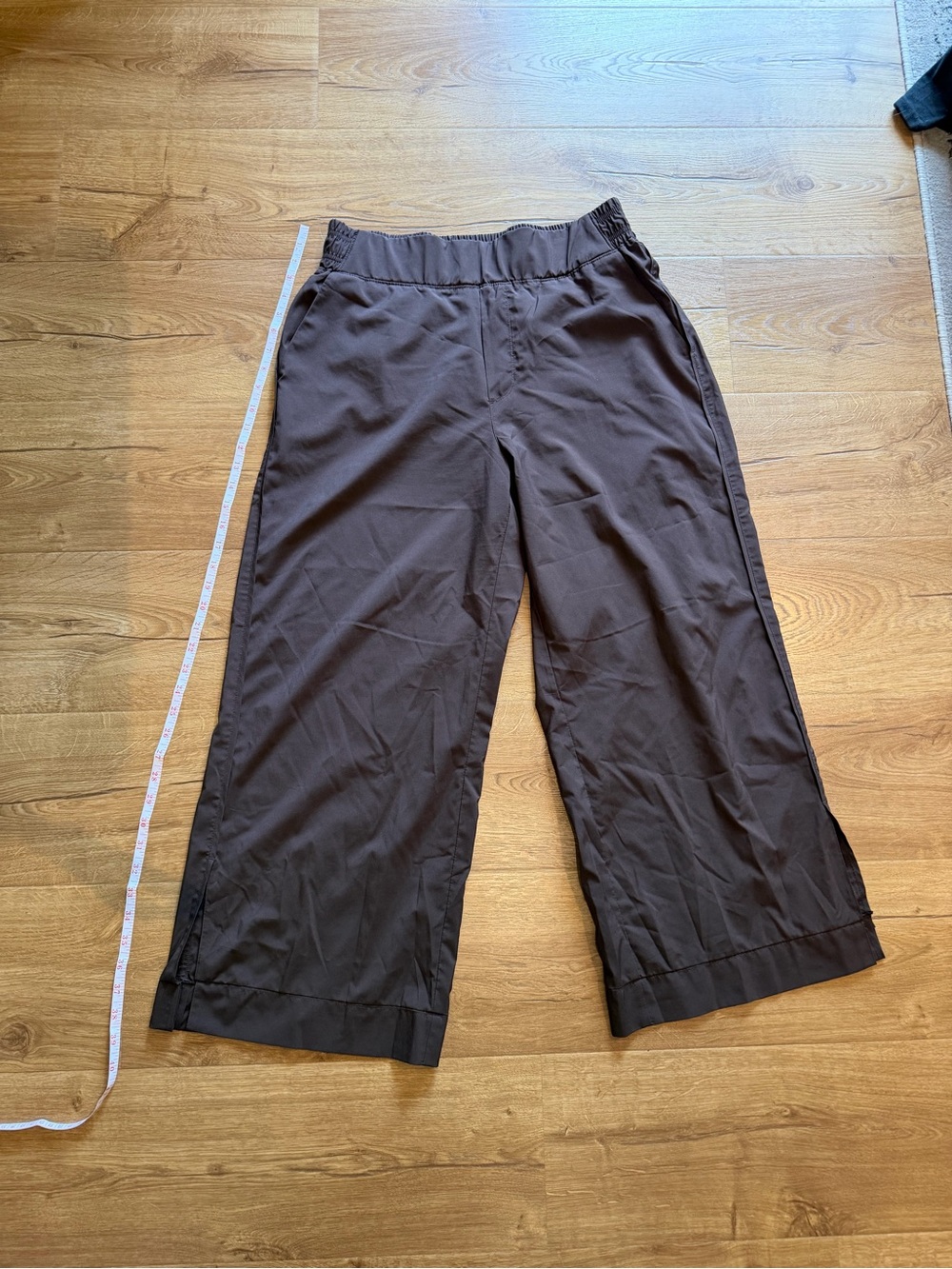 Old Navy Brown Wide-Leg Track Pants - Women's